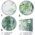 thumbnail image 3 of Designart "Bamboo love Dream V" Floral Metal Wall Art, 3 of 5