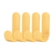 thumbnail image 4 of Matsuzay 4/6PCS Gancho de toalla Colgador de puerta de plástico Perchero de pared autoadhesivo Percheros para sombreros Almacenamiento y organización del hogar Amarillo, 4 of 6