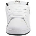 thumbnail image 3 of DC Men's Court Graffik Skate Shoe  WT/BLK/BLK, 3 of 4