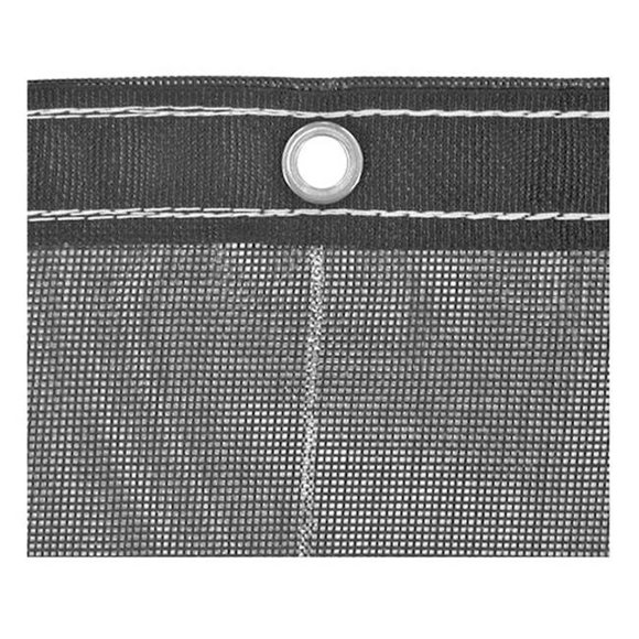 Bâche en Maille Robuste 6 x 14 Pieds, Noir
