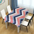 thumbnail image 4 of Yayeee Tablecloths 60" x 108" Rectangle Wrinkle Resistant Party Table Cover, White Geometric, 4 of 8