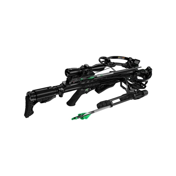 CenterPoint Archery Wrath 430 FPS Compound Crossbow with Full Accessory Package (Black)