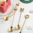thumbnail image 6 of Stainless Steel Christmas Fork Ice Cream Soup Sugar Dessert Fork Mixing Stirrer Kitchen Tableware, 6 of 6
