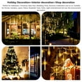 thumbnail image 6 of LUXMO Meteor Shower Rain Lights,30cm 8 Tubes 192 LED Falling Rain Drop light Outdoor Waterproof Snow Falling Icicle Lights Christmas String Lights for Holiday Garden Tree Christmas Thanksgiving, 6 of 8