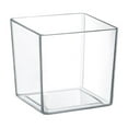 thumbnail image 2 of Clearance Glass&Bottle under $10,Plastic Vases For Flowers 1 Pieces 15" X 15" Clear Square Acrylic Vases For Centerpieces Cube Plastic Flower Vase For Wedding Centerpieces Home Floral Plant, 2 of 8