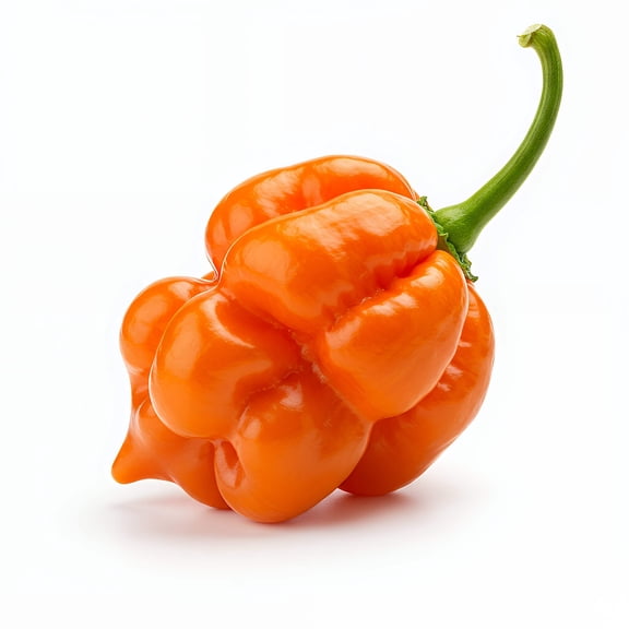 40 Seeds Orange SCOTCH BONNET PEPPER Hot Jamaican Capsicum Annuum Vegetable