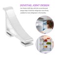 thumbnail image 4 of 12pcs Fridge Shelf Clamps Metal Cooler Shelf Clips Refrigerator Support Hooks, 4 of 8