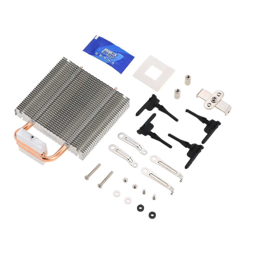 Motherboard NorthBridge Chipset Heatsink Heatpipes Radiator Aluminum Heatsink Motherboard/Northbridge Cooler Cooling Support 80mm CPU Fan