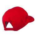 thumbnail image 4 of Peace Symbol Embroidered Cap - Red OSFM, 4 of 5