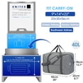thumbnail image 2 of Bolsa de mano plegable Narwey para United Airlines 40L gris, 2 of 7