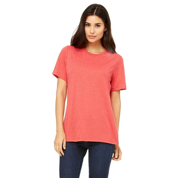 BELLA+CANVAS - The Bella + Canvas Ladies Relaxed Jersey Short Sleeve T ...