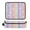 Unicorns and Rainbow Stripes, variant on Hair Tool Organizer Bag with Heat Resistant Mat Removable Travel Storage Case for Hot Air Brushes Curling Irons Unicorns and Rainbow Stripes