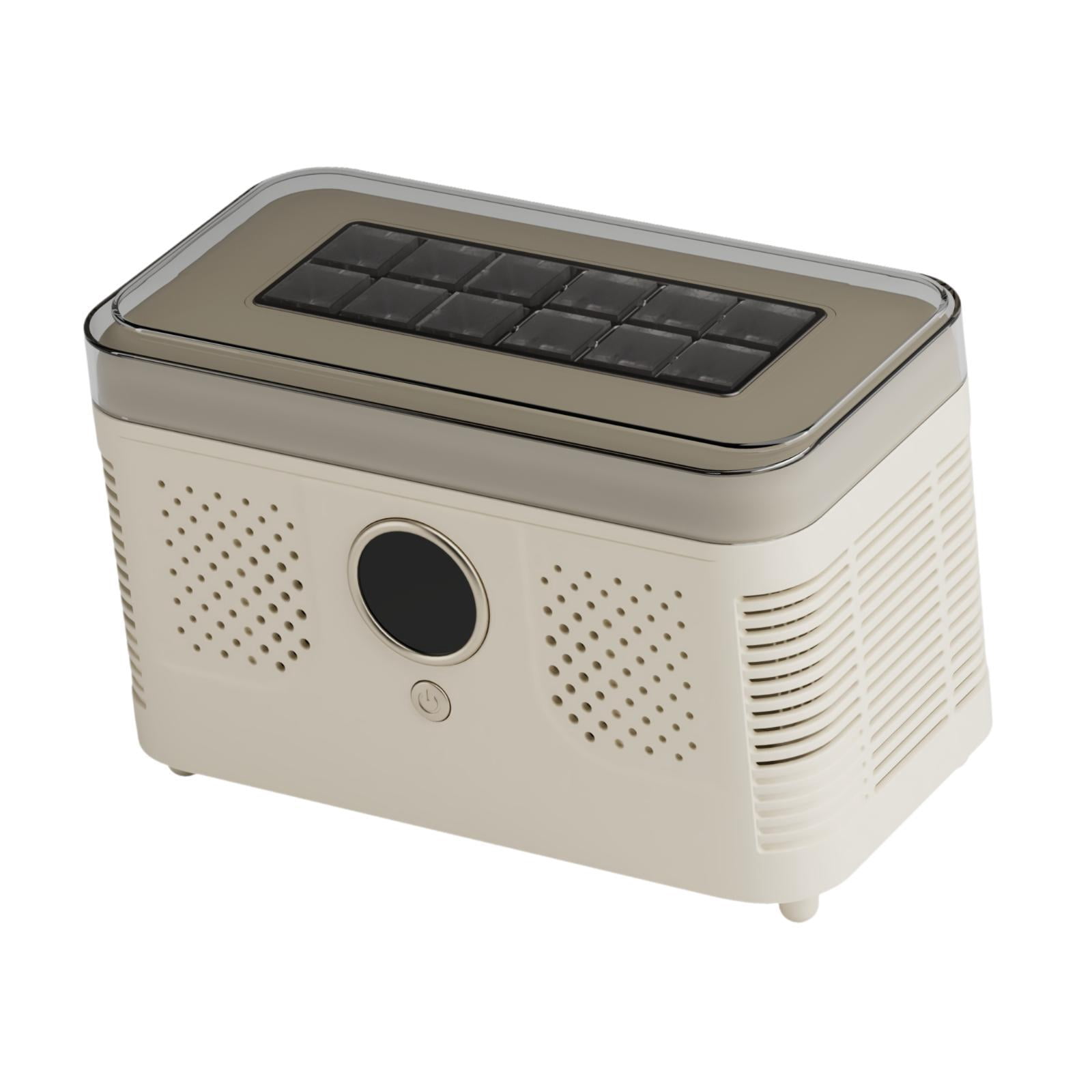 YWMJZEU Mini Desktop Ice Maker Countertop Fast Making for Dormitory Picnic Household White