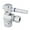 Chrome, variant on Kingston Brass CC33100DL 3/8" FIP x 3/8" OD Comp Quarter-Turn Angle Stop Valve, Matte Black