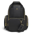 thumbnail image 1 of Mochila para pañales Huggies Sunshine Pack de piel negra, 1 of 5