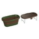 thumbnail image 5 of Cesta de picnic plegable con asas y tapa organizadora, recipiente plegable a prueba de fugas Café verde, 5 of 9