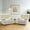 Cream White, variant on Pmango Pet-friendly Leather Recliner Chair Oversized, XXL Extra Wide Swivel Rocking Recliner, Nursery Modern Single Sofa for Living Room, Electric Reclining, USB & Type-C Port, Chocolate Brown
