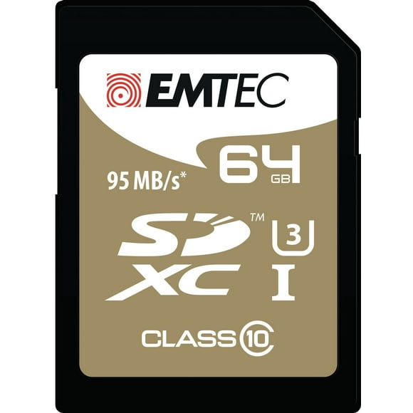 Emtec CL10 U3 64 GB SD SpeedIN' Card