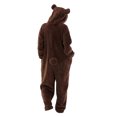 thumbnail image 4 of Turilly Unisex Adult Bear Sleepwear Onesie Winter Pocket Loose Funny Thicken Pajamas, 4 of 5