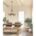 thumbnail image 4 of Barrett 22"W 5-Light Chandelier by Kichler Auburn Stain with Anvil Iron Finish, 4 of 4