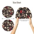 thumbnail image 5 of Yiaed rock record Skull Print Satin Bonnet Silk Bonnet Hair Bonnet for Sleeping Hair Bonnets, 5 of 6
