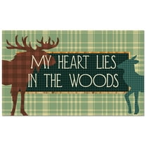 Highland Home "Cabin in the Woods" Indoor/Outdoor Entryway Floor Mat