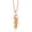 Citrine, November, variant on 18K Rose Gold Plated Silver Green Nano Emerald Pendant Necklace for Women (1.20 Cttw, Heart Shape 4MM, Gemstone May Birthstone, with 18 inch Silver Chain)