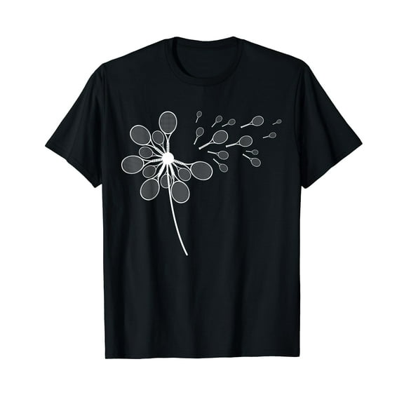 Dandelion Tennis Racket Shirt for Tennis Player T-Shirt