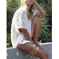 thumbnail image 3 of Cogild Swimsuit Cover Up for Women Crochet Sleeveless Tunic V Neck Bikini Beachwear Sheer Bathing Suit Coverups, 3 of 6