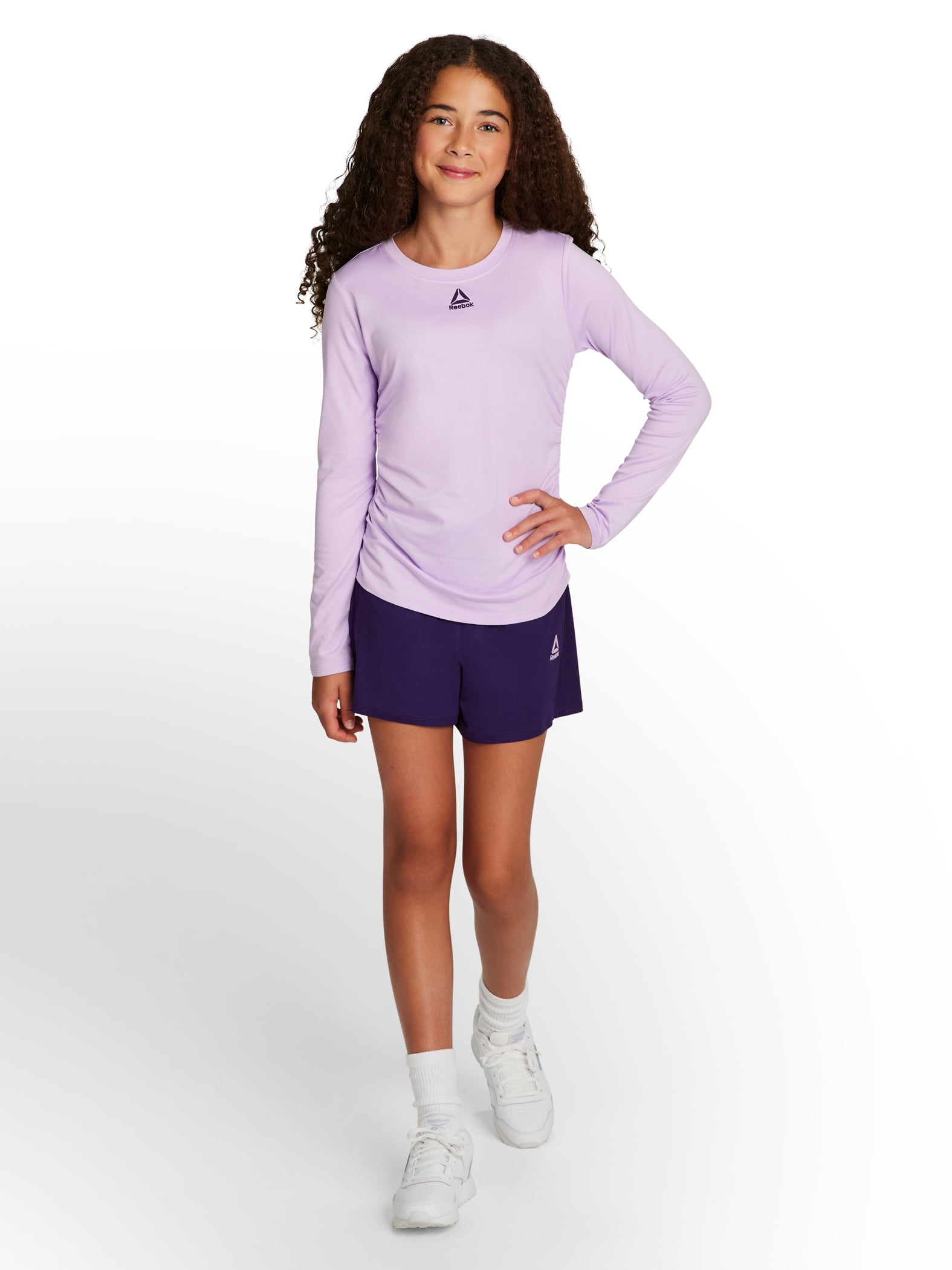 Reebok Girl’s Athletic Balance Gym Short, 2-Pack, Sizes 4-18