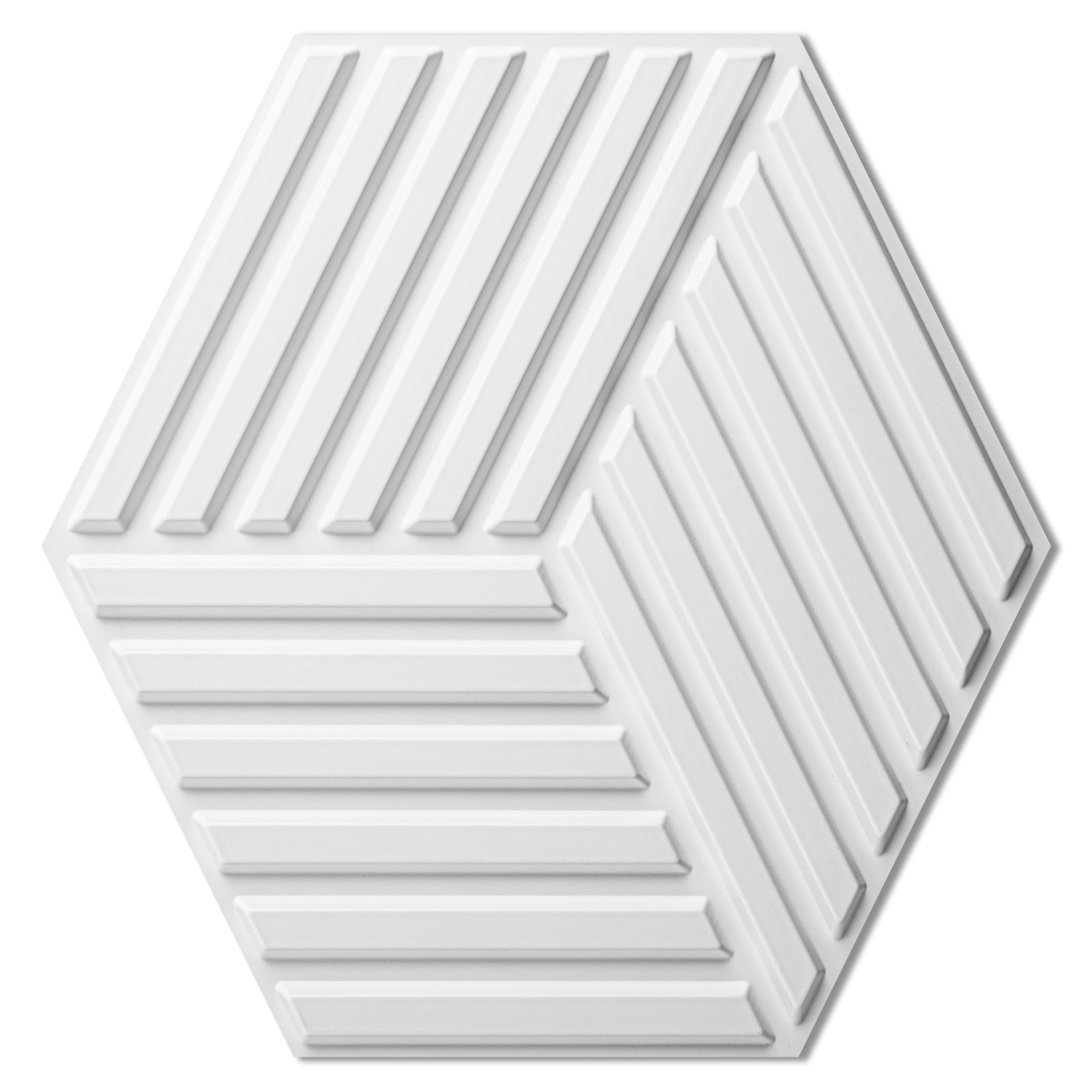 Art3d 33-Pieces 12" x 12" 3D Line Cube 3D Wall Panel,32 Sq.ft/Case