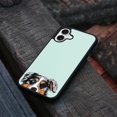 thumbnail image 4 of WIRESTER Shockproof Soft Rubber Cover Case for Apple iPhone 16 6.1" 2024, Animal Merle Aussie Australian Shepherd Dog On Aero Blue Background, 4 of 5