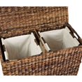 thumbnail image 2 of BirdRock Home Oversized Divided Hamper, Honey, 2 of 4