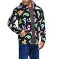 thumbnail image 3 of Zip Up Hoodies for Men - colorful halloween ghost Long Sleeve Comfrt Men'S Fashion Hoodies & Sweatshirts, Jackets for Men Hoodies Pullover Clothing Clothes with Pouch, 3 of 5