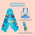 thumbnail image 6 of Wildkin Kids Hooded Beach Towel Poncho for Boys and Girls (Trains, Planes & Trucks Blue), 6 of 7