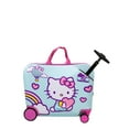 thumbnail image 2 of Kid's Sanrio Hello Kitty Character Ride On Scooter Hardside Luggage for Boys and Girls -Mint, 2 of 6