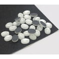 thumbnail image 2 of U8MO 100 Clear Faceted Oval Flatback Glass Crystal Rhinestone Gems 6X8mm No Hole, 2 of 8
