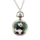 thumbnail image 1 of 1pc Panda Pocket Watch Necklace Chain Watch Children Festival Gift Souvenir, 1 of 3