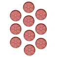 thumbnail image 2 of vortess 10 Breathable, Corrugated Plant Saucers, 23.5 Cm Diameter, Practical And Stable, Red, 2 of 9