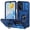 Blue, variant on Poweltek Rotatable Ring Stand Case For Samsung Galaxy A56 5G, Shockproof Slide Lens Protection Heavy-Duty Hard PC TPU Dual‑Layer Rugged Cover, Black
