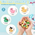 thumbnail image 2 of sixwipe 60 pcs Mini Resin Ducks, Colorful Miniature Ducks Figurines, Small Ducks Figures, Tiny Animal Accessories for Potted Plants Garden Landscape DIY Home Decoration, 2 of 7