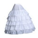 thumbnail image 3 of Crinolina enagua blanca bridal crinoline crinoline subskirt se desliza para eventos vestidos de pelota, 3 of 8