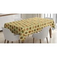 thumbnail image 1 of Ambesonne Jazz Music Tablecloth Rectangular Table Cover, Festival Instruments, 60"x84", Multicolor, 1 of 3