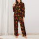 thumbnail image 2 of Balery Animal Conjunto de Pijama con Estampado para Mujer, Conjunto de Dos Piezas con Manga Larga, Ropa de Dormir Suave con Bolsillos, Pijamas Cómodos-Large, 2 of 7