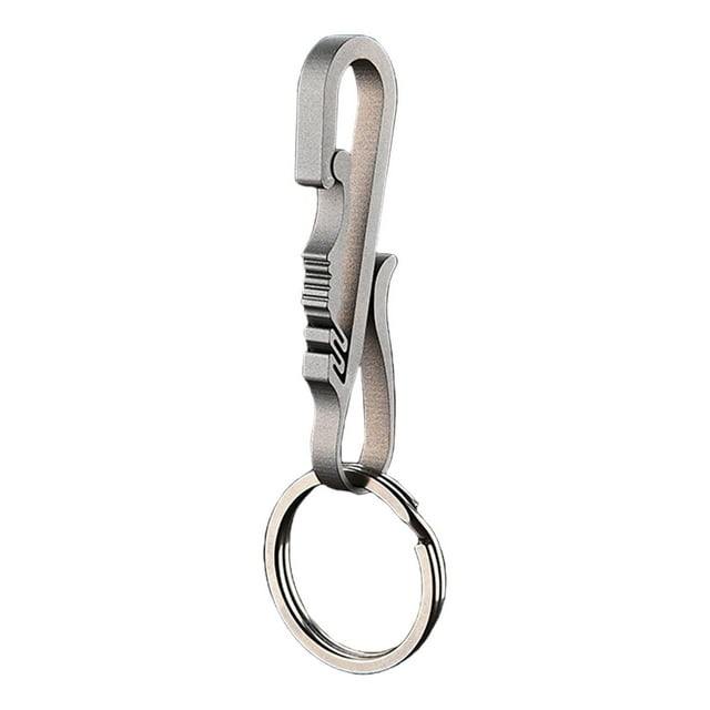 CHARABINER Clip Carabiner Keychain Multifuncional gancho portátil portátil para mochila para caminar para acampar mochilas al aire libre Estilo D