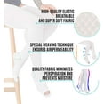thumbnail image 2 of Anti Embolism Compression Stockings, Thigh High Unisex Ted Hose Socks 15-20 mmHg Moderate Level Large (1 Pair), 2 of 7