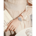 thumbnail image 2 of Women Sun Flower Cute Watches Luxury Ladies Quartz Watch for Ladies Party with Silver/gold Band, 2 of 4