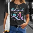 thumbnail image 4 of Girls 4Th Birthday This Mermaid Is 4 Years Old Kids Costume Tshirt, 4 of 6