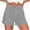 Z17 Gray, variant on Pleated Shorts Women Cuffed Hem Casual Summer Shorts Relaxed It Shorts Dressy Lounge Bottoms with Pockets Blue,S