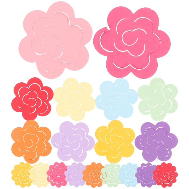 GOOHOCHY 1 juego de tiras para hacer flores, flores de papel para manualidades, scrapbooking y quilling.